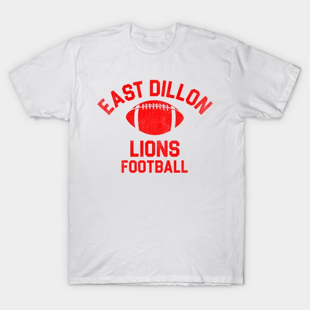 East Dillon Lions Football // Friday Night Lights FanArt T-Shirt by darklordpug